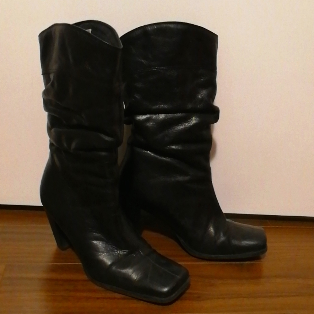 GUC genuine leather Hush Puppies winter boots
